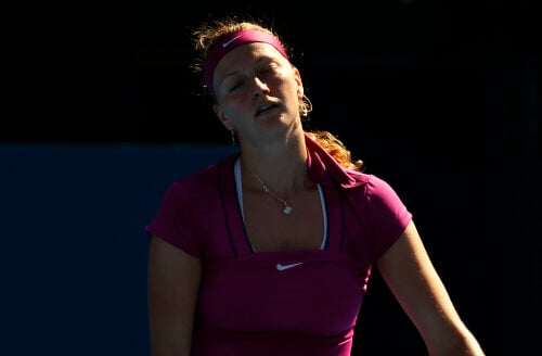 Petra Kvitova a ratat șansa de a deveni lider mondial foto: reuters