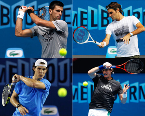 Cei patru mari favoriţi la Australian Open.