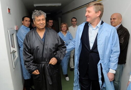 Lucescu a fost vizitat de două ori de patronul Rinat Ahmetov la Spitalul Universitar