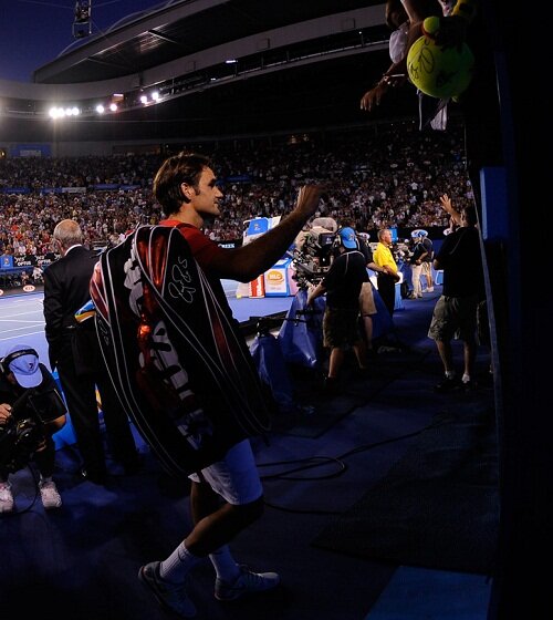 Federer e în circuitul profesionist de la 16 ani (foto: australianopen.com)