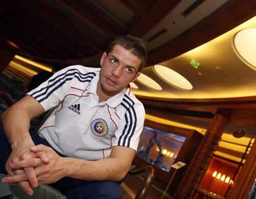 Alex Chipciu se pregătește pentru a treia selecție, vineri, contra Turkmenistanului. FOTO Alex Nicodim