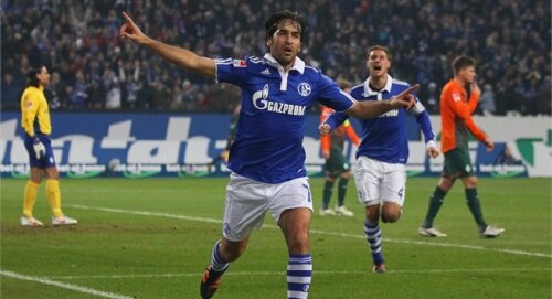 Raul are 10 goluri pînă acum în actuala Bundesliga