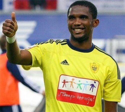 Eto'o are la Anji un salariu anual de 20 de milioane de euro