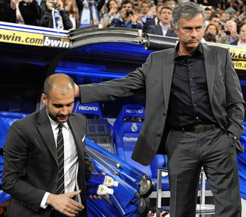 Mourinho îl întrece clar pe Guardiola la popularitate