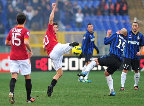 Roma a învins Inter cu 4-0