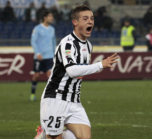 Gabriel Torje a aşteptat 22 de etape primul său gol în Serie A.