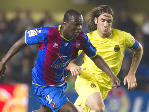 Arouna Kone e principalul marcator al lui Levante, cu 7 goluri. Colegii lui au dat 20