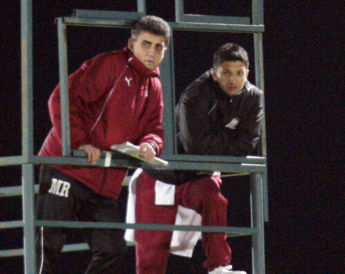 Răzvan Lucescu (dreapta), alături de Marian Rada