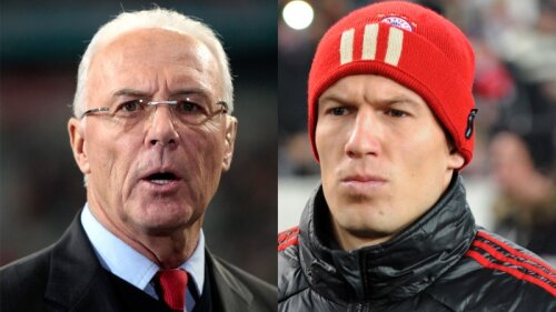 Beckenbauer s-a supărat pe Robben din pricina comportamentului acestuia