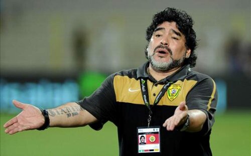 Diego Maradona știe să vorbească fără menajamente