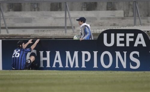 Inter a pierdut în ultimele secunde meciul de la Marseille. FOTO: AP