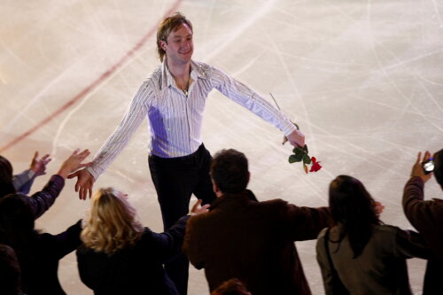 Evgheni Pluşenko mereu bucuros în preajma publicului