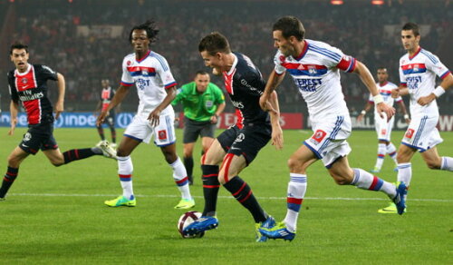 Lyonezii și parizienii au oferit un show de zile mari