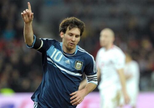 Messi a debutat în ”naționala” Argentinei în 2005, la 18 ani