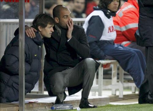 Guardiola și Vilanova, doi colaboratori, doi prieteni