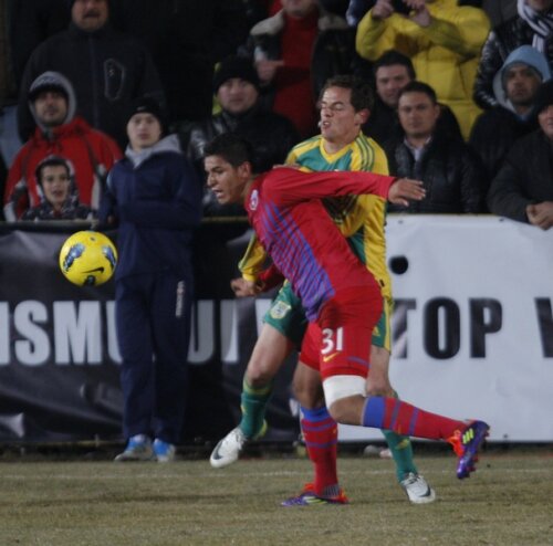 Machado a debutat ca titular în campionat pentru Steaua