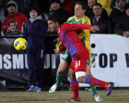 Machado a debutat oficial la Steaua în meciul cu Mioveni.