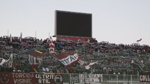9.500 de rapidişti au fost pe stadion la meciul cu U Cluj