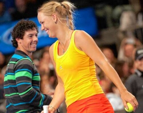 Caroline Wozniacki şi Rory McIlroy