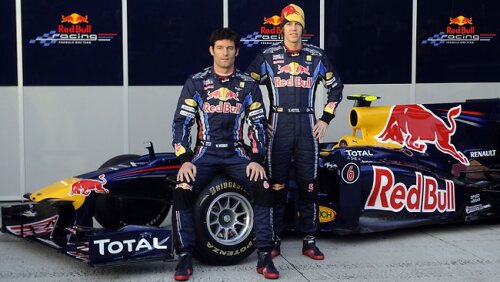 Mark Webber, alături de Sebastien Vettel