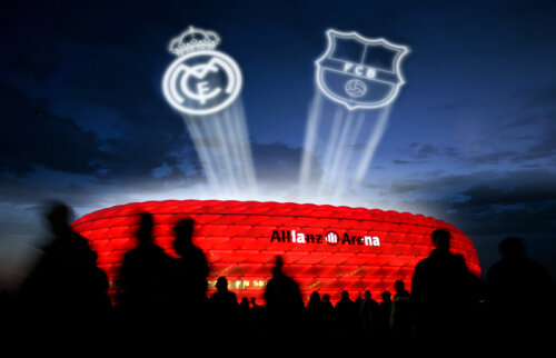 Real şi Barca se profilează deja deasupra stadionului Allianz din Munchen