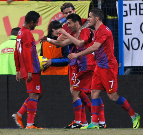 Pîrvulescu a marcat un supergol contra Astrei Foto: Raed Krishan