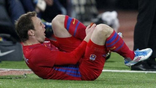 Novak Martinovici s-a accidentat în timpul meciului cu ”U” Cluj