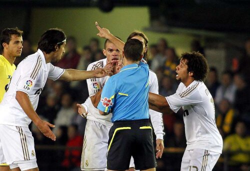 Pepe și ceilalți madrileni au protestat degeaba, arbitrul Paradas a rămas ferm