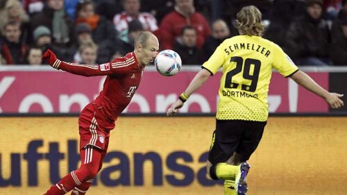 Viitorul duel dintre Robben și colegii lui contra celor din Dortmund trezește pasiuni imense