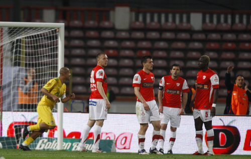 Dinamo a pierdut, aseară, cu 0-1, în fața celor de la FC Vaslui