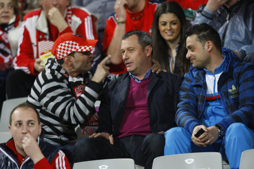 Mircea Rednic a fost prezent la meciul Dinamo-FC Vaslui foto: Alex Nicodim