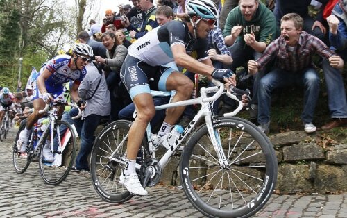 Tom Boonen şi Fabian Cancellara pe Grammont