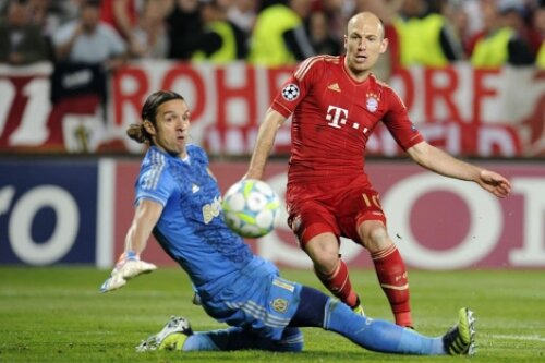 Andrade a gafat la primul gol, dar cel semnat de Robben nu i se poate reproșa