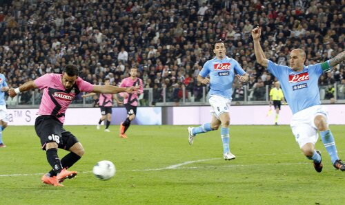 Fabio Quagliarella a închis tabela contra echipei de la care a venit la Juventus în 2010 (foto: Reuters)