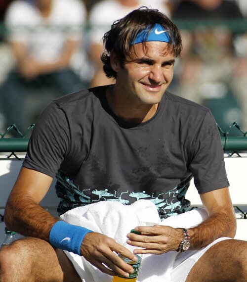 Roger Federer a acordat un interviu haios pentru o televiziune din Brazilia foto: reuters