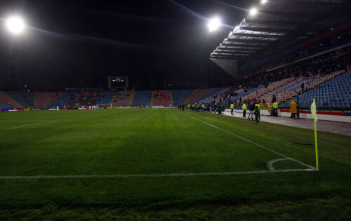 La meciul cu Sportul, stadionul din Ghencea a fost aproape gol.