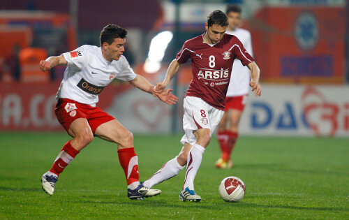 Laurentiu Rus și Nicolae Grigore au jucat în ultimul meci jucat de cele două formații