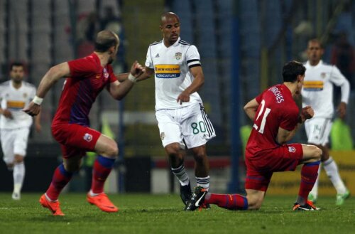 Wesley a marcat singurul gol al meciului dintre Vaslui şi Steaua.