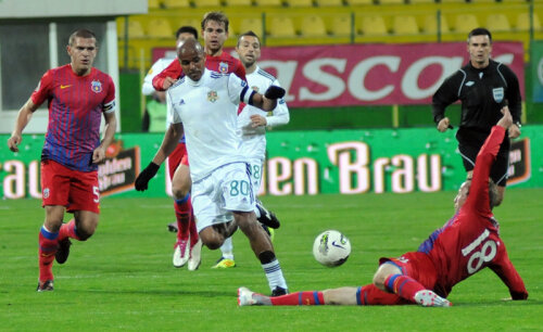 Wesley a marcat unicul gol al meciului dintre Steaua şi FC Vaslui din ultima etapă.