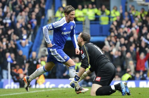 Fernando Torres a marcat trei goluri în meciul cu QPR foto: reuters