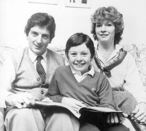 Roy Hodgson şi soţia sa, Sheila, într-o fotografie din 1983