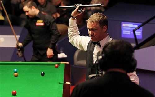 Stephen Hendry îşi ia adio de la publicul de la Crucible (foto: telegraph.co.uk)