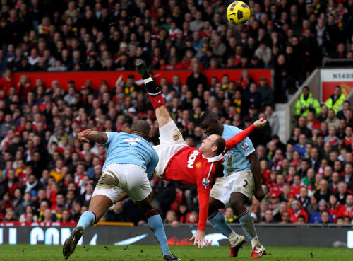 Rooney a reuşit o super execuţie în derby-ul cu City din februarie