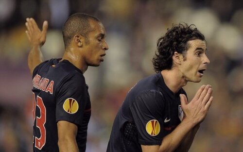 Ajuns jucător de bază în trupa lui Simeone, Tiago a fost eliminat în minutul 79 la Valencia // Foto: Getty