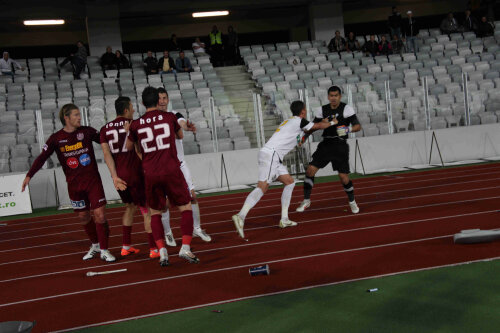 Incidente de la ”U” Cluj - CFR Cluj
