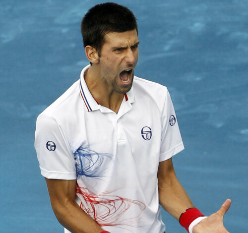 Djokovici nu este prea încîntat de zgura de la Madrid // Foto: Reuters