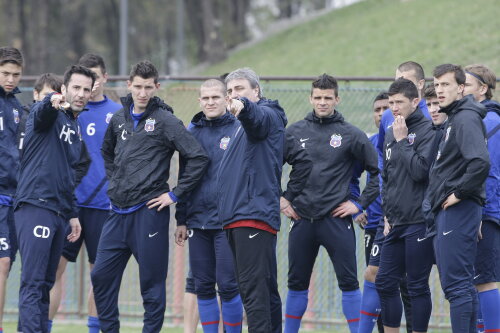 Mihai Stoichiță și jucătorii de la Steaua