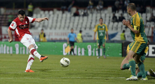 Tameş a marcat primul său gol de la revenirea în haită // Foto: Raed Krishan
