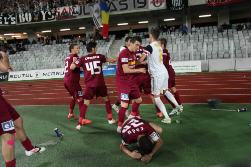 ”U” Cluj - CFR Cluj a fost întrerupt