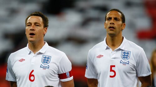 Tandemul dintre John Terry și Rio Ferdinand în centrul defensivei Angliei a devenit istorie